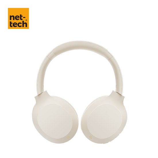 Nettech NT-BTH22 Beyaz Kablosuz Kulak Üstü Kulaklık - Dahili Mikrofon, Gürültü Önleme Özellikli