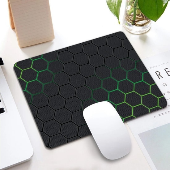 Hadron Petek Model Siyah Oyuncu Mouse Pad (NT-112794) - Kaymaz Tabanlı, Profesyonel Kullanım, Dayanıklı Yüzey Yapısı