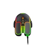 Hadron Bomber G350 Siyah Oyuncu Mouse - 6400 DPI, RGB Aydınlatma, Ergonomik Tasarım, Kablolu Mouse