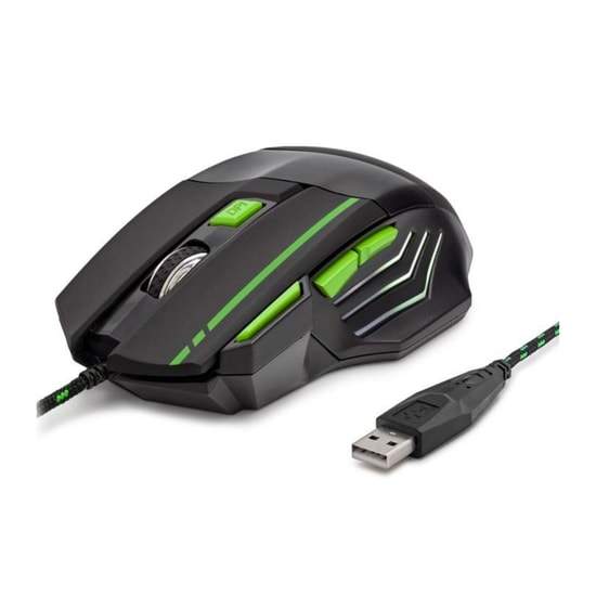 Novator HD-G30 Ledli Oyuncu Mouse - NT-91536 Ergonomik Tasarım, Yüksek DPI Hassasiyetli Profesyonel Oyuncu Mouse