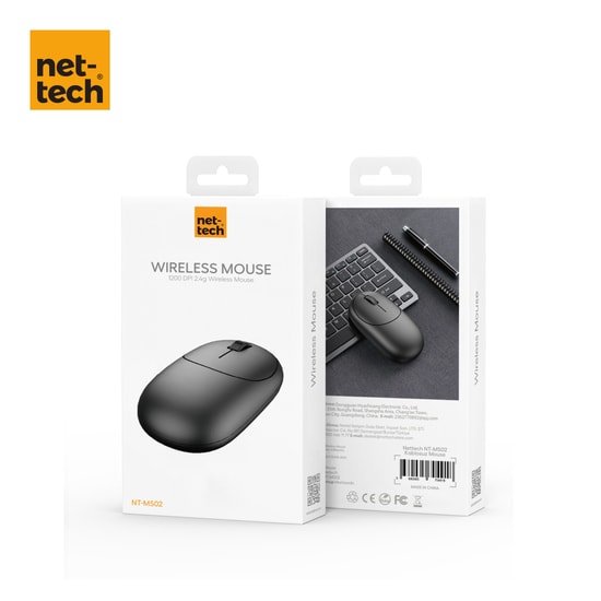 Nettech NT-MS02 Siyah Optik Mouse - NT-107451 24 Ay Garantili, Hızlı ve Hassas Kullanım, Ergonomik Tasarım