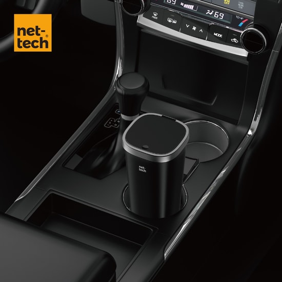 Nettech NT-TC01 Siyah Araç İçi Çöp Kutusu - NT-107454, Pratik Kullanım, Hijyenik ve Şık Tasarım, Kolay Temizlenebilir