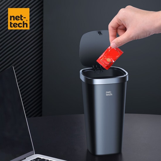 Nettech NT-TC01 Siyah Araç İçi Çöp Kutusu - NT-107454, Pratik Kullanım, Hijyenik ve Şık Tasarım, Kolay Temizlenebilir