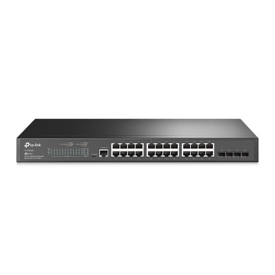 TP-Link Omada TL-SG3428 Switch - 24 Port Gigabit, 4 SFP, L2+ Yönetilebilir Rackmount Anahtar (Merkezi Yönetim)