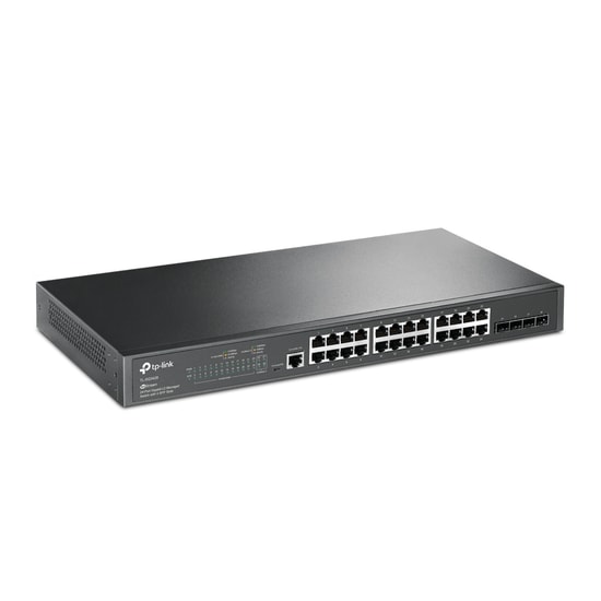 TP-Link Omada TL-SG3428 Switch - 24 Port Gigabit, 4 SFP, L2+ Yönetilebilir Rackmount Anahtar (Merkezi Yönetim)