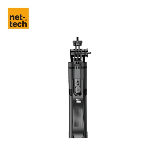 Nettech NT-MT04 Taşınabilir Selfie Çubuk Multi-Function Tripod Stand (Siyah)