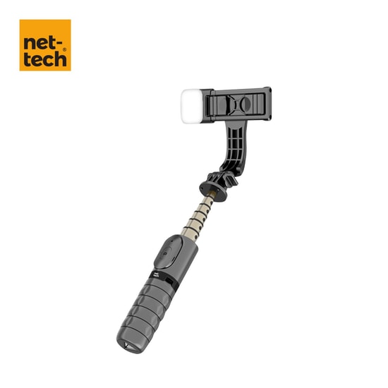 Nettech NT-MT05 Taşınabilir Selfie Çubuk Işıklı Tripod (Siyah)