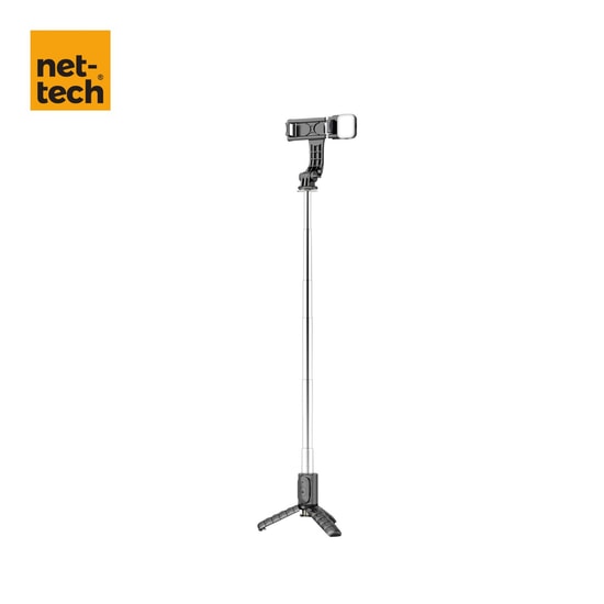 Nettech NT-MT05 Taşınabilir Selfie Çubuk Işıklı Tripod (Siyah)