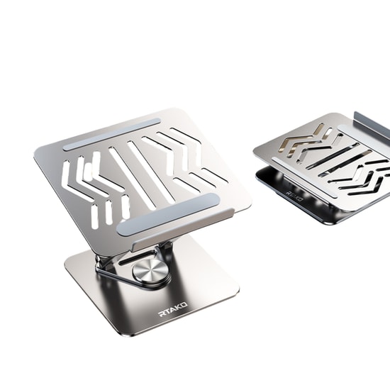 Rtako RS-CP84 Tablet-Laptop 360 Derece Döner Braket Stand (Siyah)