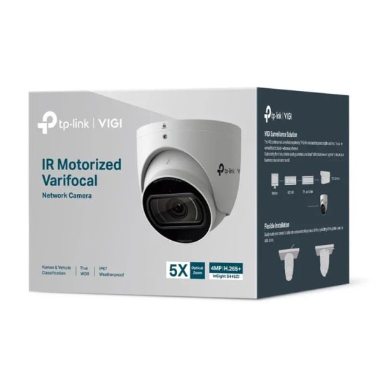 TP-Link Vigi Insight S445ZI 4mp 2.7-13.5mm Lens 60Metre IR Color İnsan Araç Algılama Dahili Mikrofon IK10 IP67 Ip Kamera