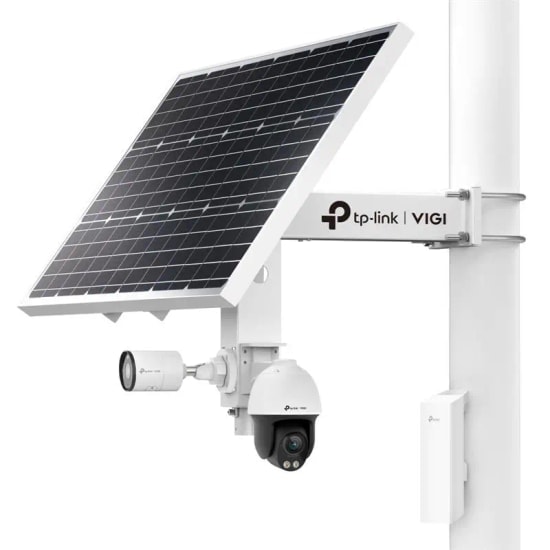 TP-Link VIGI SP9030 Güneş Enerjisi Besleme Sistemi - 30Ah Batarya, 10.8V Çıkış ve 90W Yüksek Verimli Solar Panel Seti